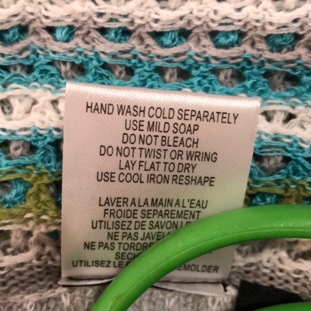 Sharon Young M beach weave travel top - Picture 7 of 7